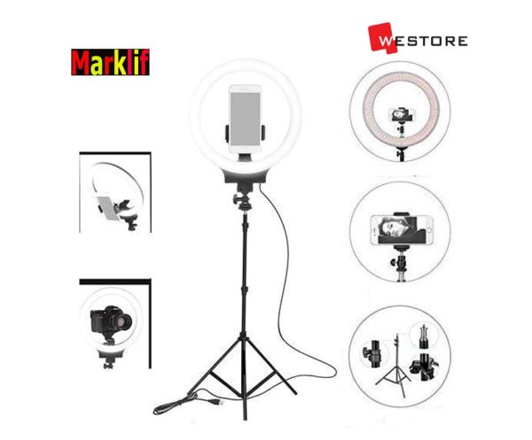 CXB-260 10" INCH (26cm) LED RING FILL LIGHT WITH TRIPOD STAND - Image 2