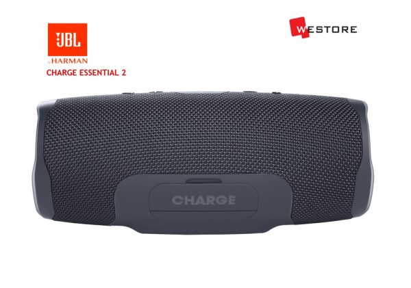 JBL CHARGE ESSENTIAL 2 PORTABLE BLUETOOTH SPEAKER - BLACK - Image 4