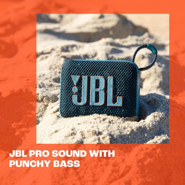 JBL GO 4 PORTABLE BLUETOOTH SPEAKER BLACK - Image 7