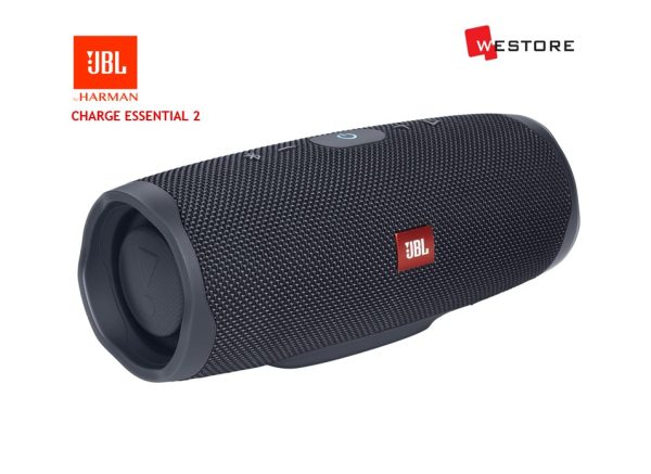JBL CHARGE ESSENTIAL 2 PORTABLE BLUETOOTH SPEAKER - BLACK