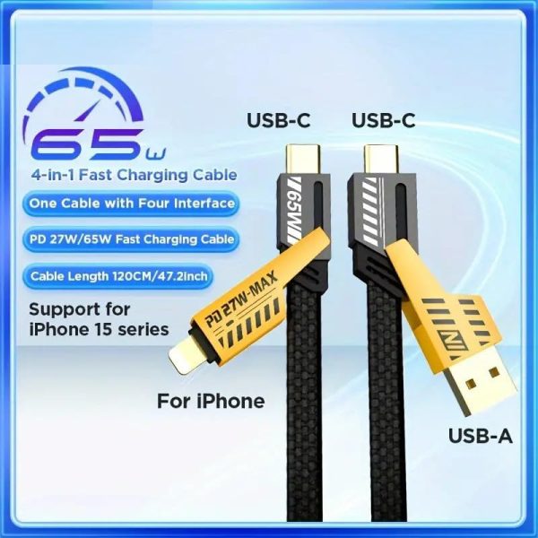 FAST CHARGING CABLE 4 IN 1 USB TO C - Image 7