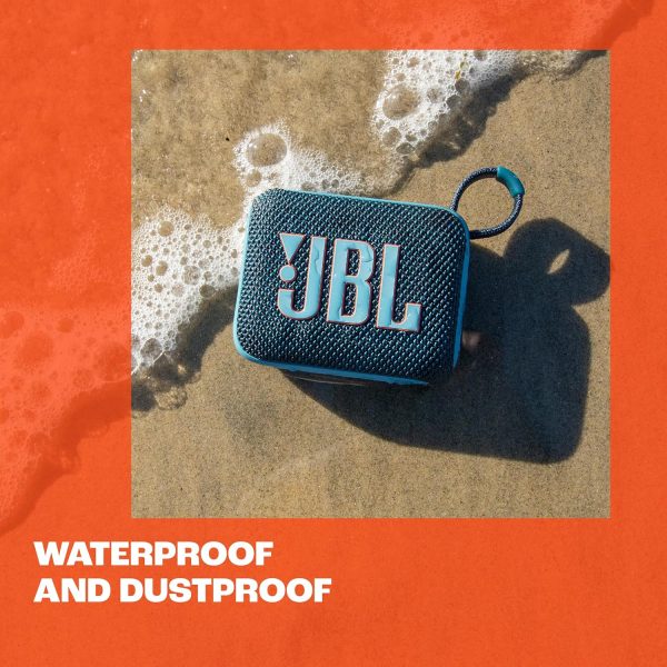 JBL GO 4 PORTABLE BLUETOOTH SPEAKER BLACK - Image 5