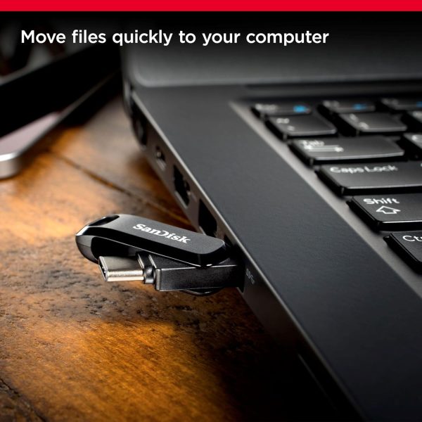 SANDISK ULTRA 512GB DUAL DRIVE GO USB TYPE-C - USB 3.2 GEN 1 400MB/S SPEED - Image 5
