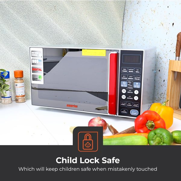 GEEPAS DIGITAL MICROWAVE OVEN 27L GMO1876 - Image 7