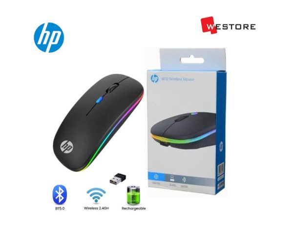 HP W10 BLUETOOTH & WIRELESS DUAL MODEL MOUSE - Image 2