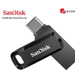 SANDISK ULTRA 512GB DUAL DRIVE GO USB TYPE-C - USB 3.2 GEN 1 400MB/S SPEED
