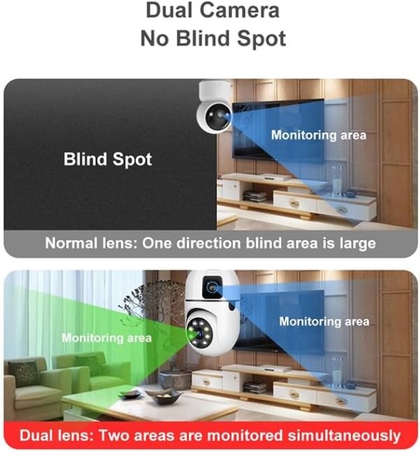 OALE iHOME 02+ 360° SECURITY DUAL CAMERA WITH BULB DESIGN - Image 7