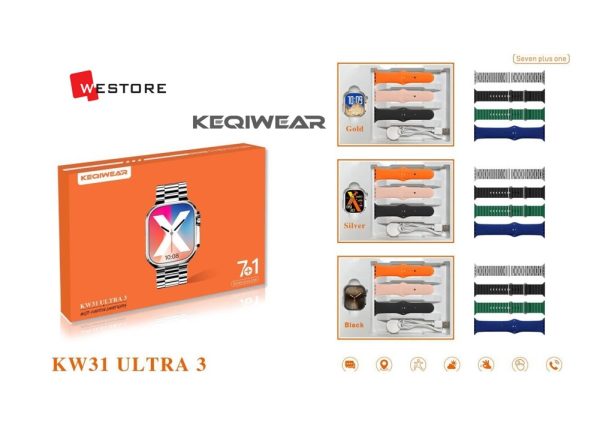 SMART WATCH KW 31 ULTRA 3 7 PLUS 1
