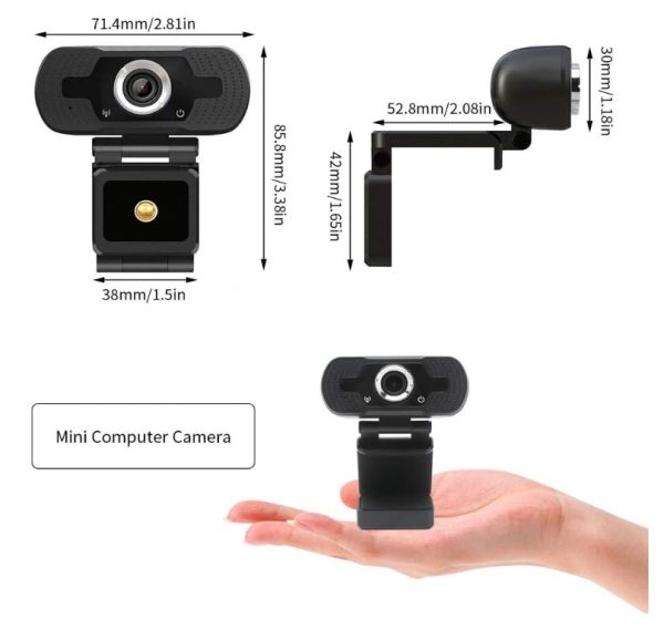 WEB CAMERA FULL HD 1080P HY-X53 0614 USB - Image 5