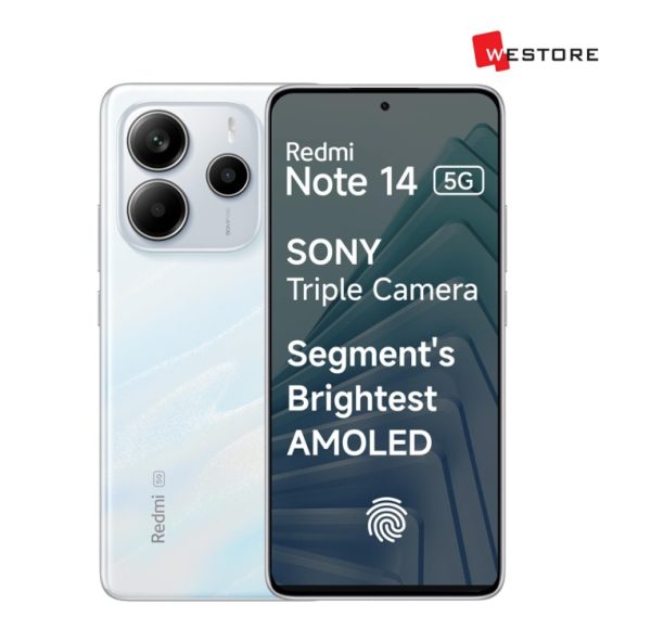 XIAOMI REDMI NOTE 14 5G 256GB MYSTIQUE WHITE 8GB RAM