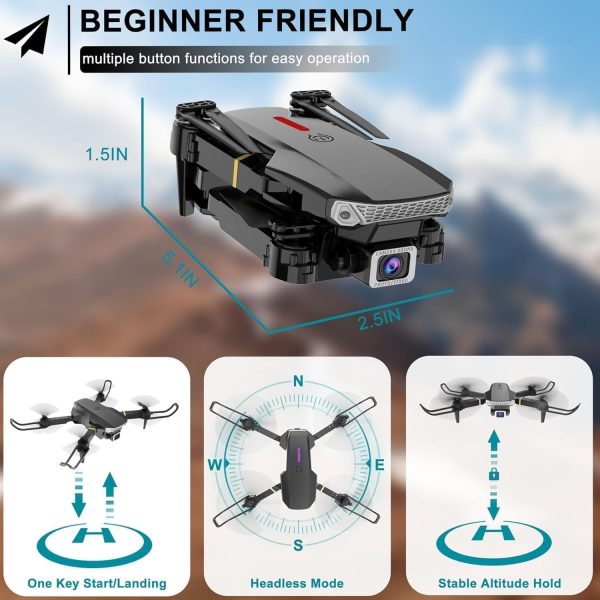 MINI DRONE E88 PRO 2.40GHZ - Image 3