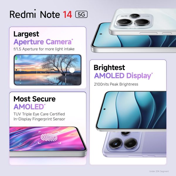 XIAOMI REDMI NOTE 14 5G 256GB IVY GREEN 8GB RAM - Image 8