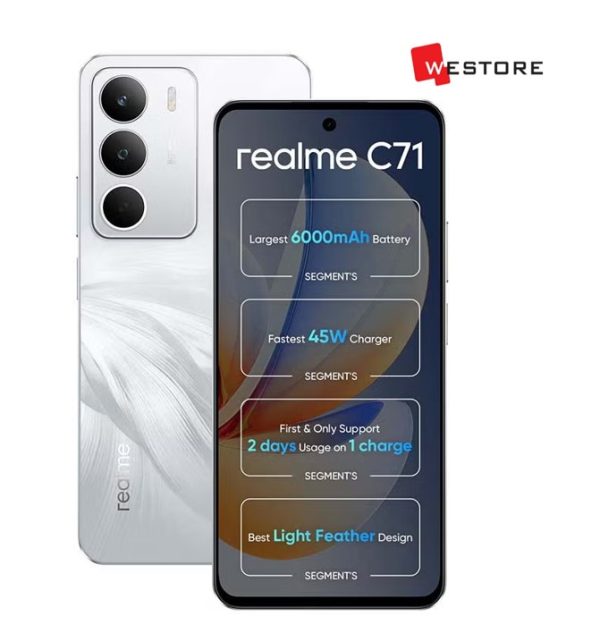 REALME C71 256GB WHITE SWAN 8GB RAM