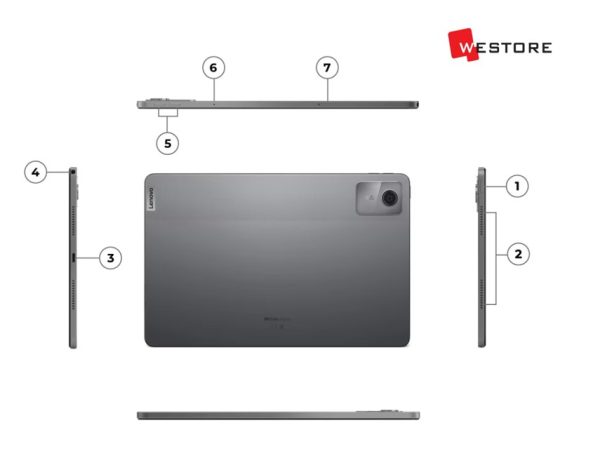LENOVO TAB M11 11" 128GB LUNA GRAY 4GB RAM LTE ( WITH TAB PEN + FOLIO CASE ) - Image 3
