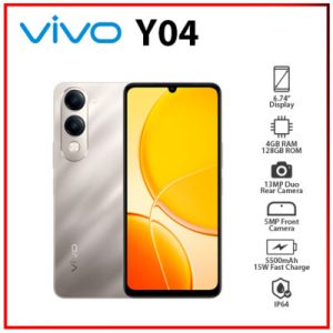 VIVO Y04 TDRA 128GB GOLD 4GB RAM