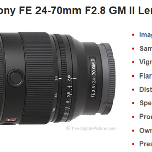 SONY CAMERA LENS FE 24-70MM F2.8 GM II OSS