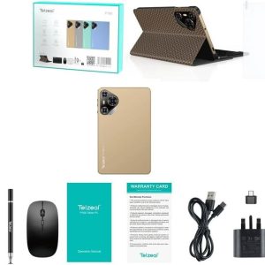 TELZEAL TAB 512GB GOLD 12GB RAM P100 10.1INCH