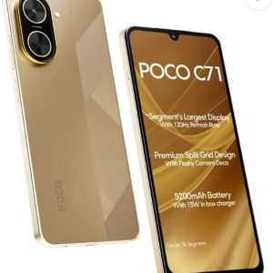 POCO C71 128GB GOLD 4GB RAM